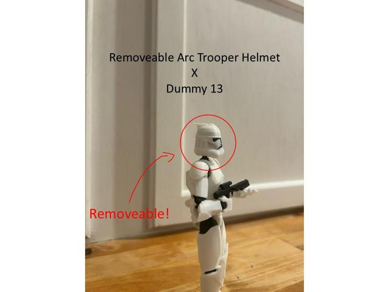 Removeable Arc Trooper Helmet Dummy 13