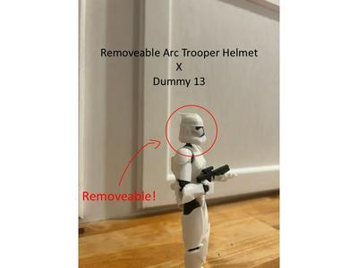 Removeable Arc Trooper Helmet Dummy 13