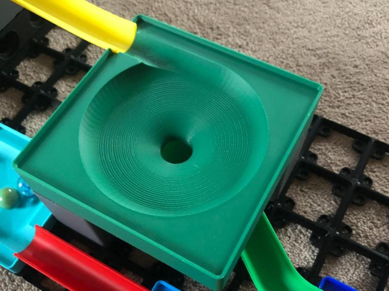 Gridfinity Marble Run - 3x3 Vortex Piece