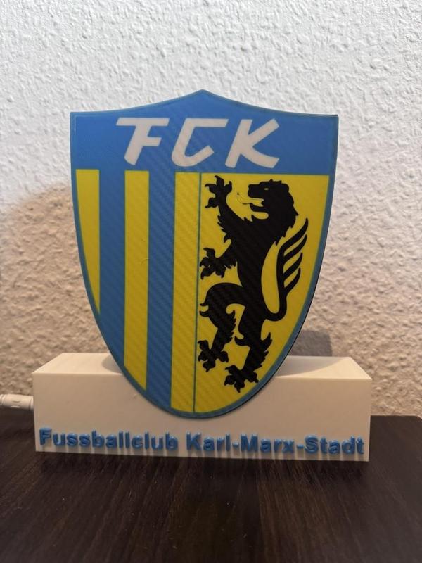 FC Karl-Marx-Stadt LED Leuchte // FC Karl-Marx-Stadt LED light