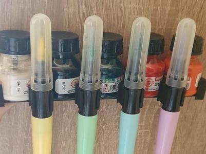 Ink holder + Brush/Pencil holder