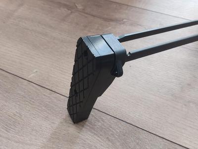 Airsoft MP7 shoulder rest with TPU