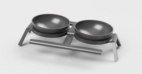 Bird Bowls with stand