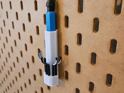 Ikea Skadis Deburring tool holder