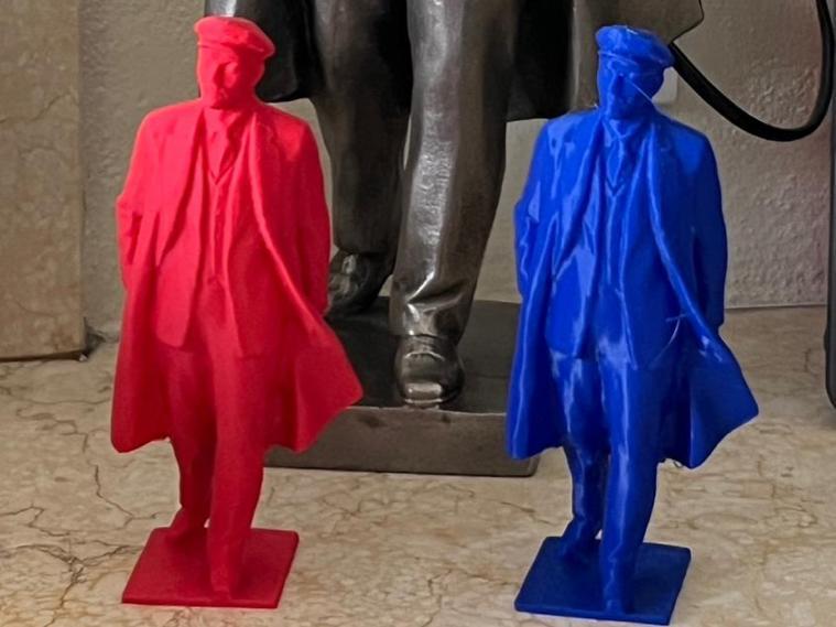 Lenin statue 3D