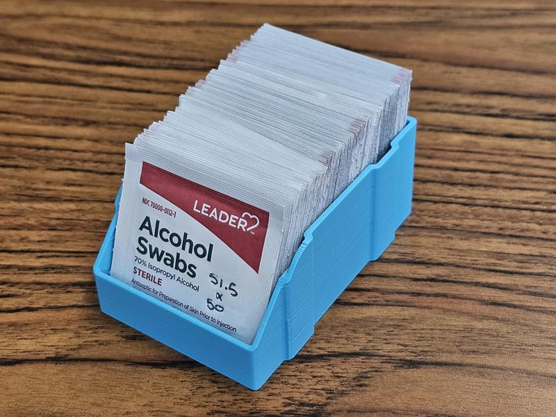 Alcohol Swab Container