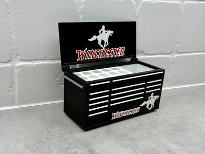 Winchester inspired gun rifle desk toolbox pen
