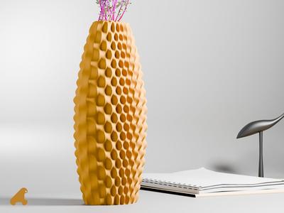 VASE PERLE BOMBÉ