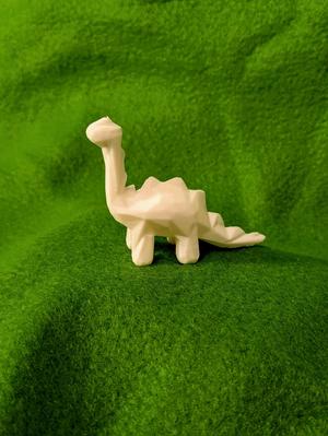 Low Poly Tall Desk Dino