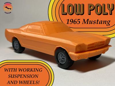 Low-Poly Ford Mustang Fastback - Modular Cars
