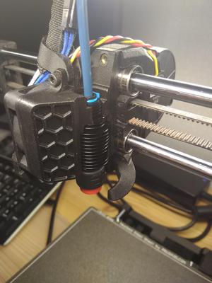 Prusa Mini+ CFD-optimized fan duct with M3 heat set inserts