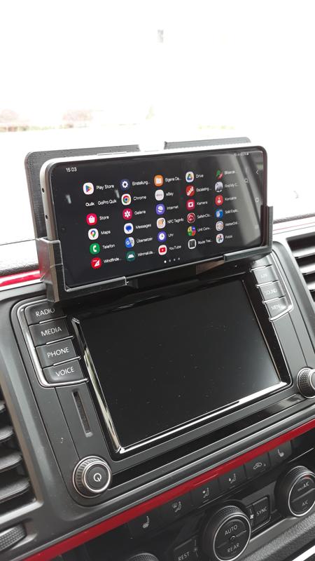 Smartphone - Halter für VW-T6 / Samsung S21 Ultra