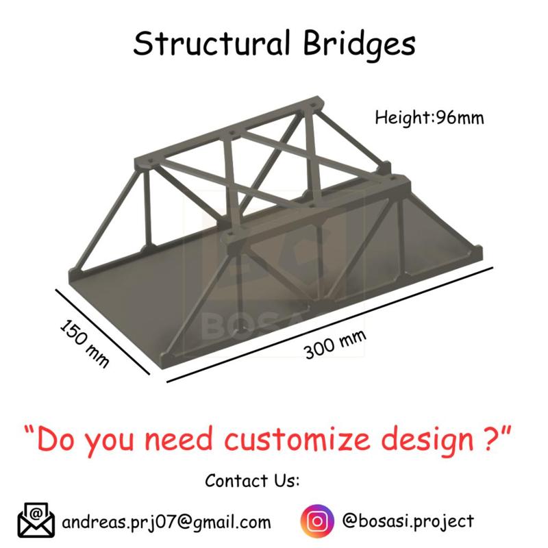 Strucktural bridges for your makets projects