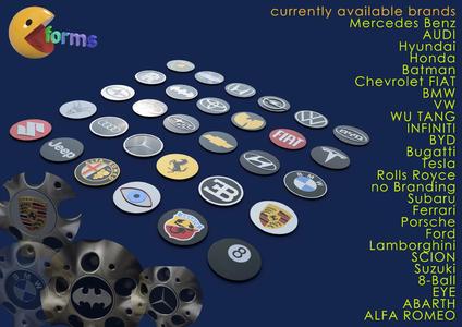 modular hub cap system / modulares Nabenkappen System