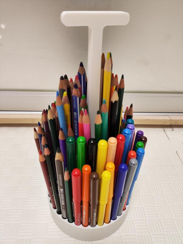 Telescoping Pencil Holder for 96  Pencils of 10mm Diameter