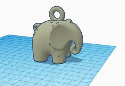 Mini Elephant KeyChain