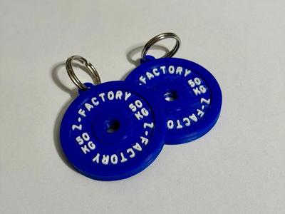 Gym Plate NFC Keychain