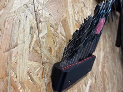 Wooden Drill Bit Holder 1mm-15mm