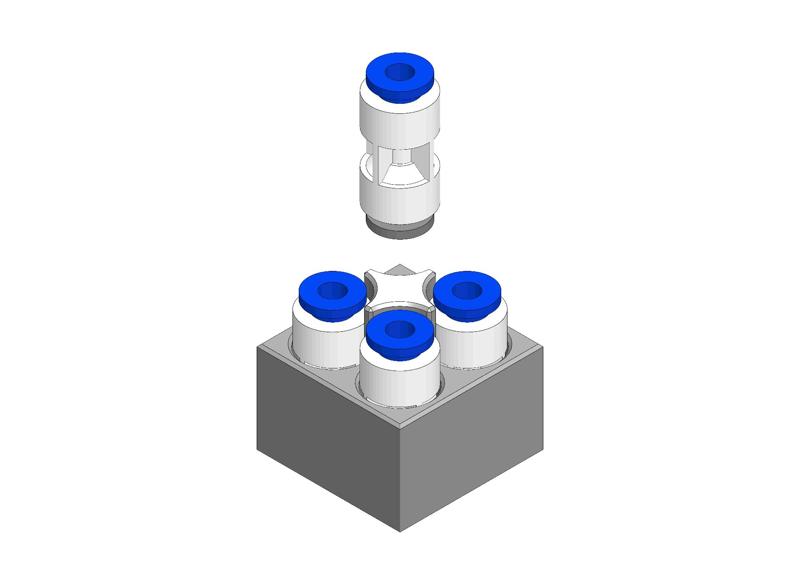 [BaBo] insert PTFE connector 1x1