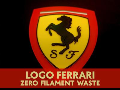 Ferrari F1 Logo – with Desk Stand