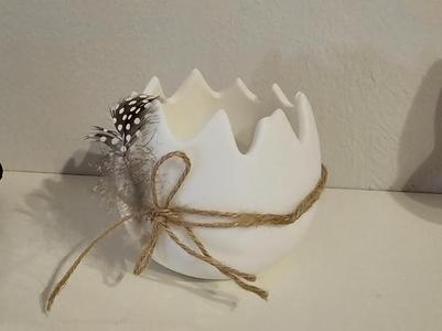 Easter bowl broken egg