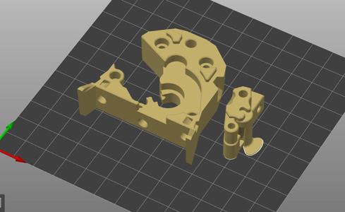 Усиленный прижим филамента mini-SB Voron 0.2