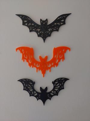 3 Ornate Halloween Bats