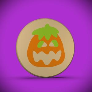  Iconic Cookie Coaster -Jack-O-Lantern