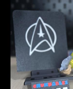 Chunkables Star Trek Multicolor Backerplate