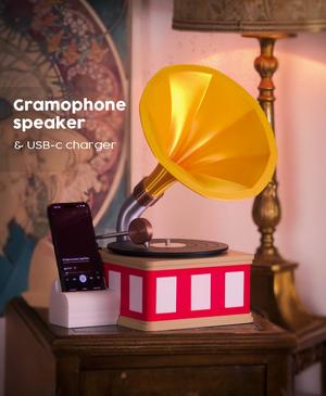 Gramophone Speaker & Charger