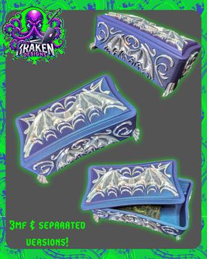 Gothic Bat Wing Trinket Box