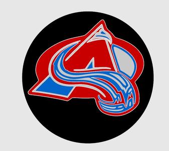Avalanche Hockey puck