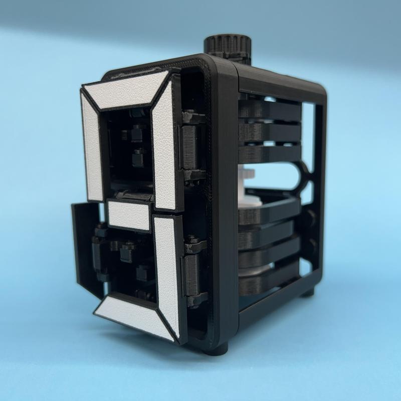Rack Driven 7 Segment Display