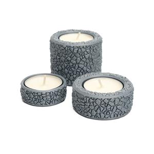 Rough Rock Candle Holder