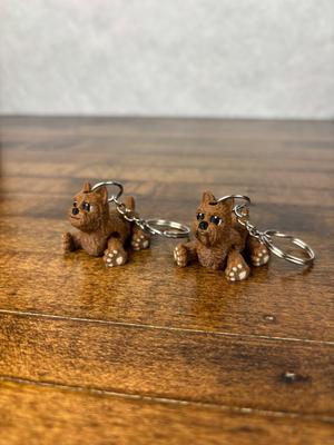Yorkie Fidget Keychains
