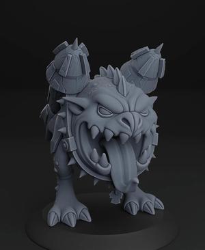 Orkz - Kommando Squig Bomb + Warhammer dragon skull