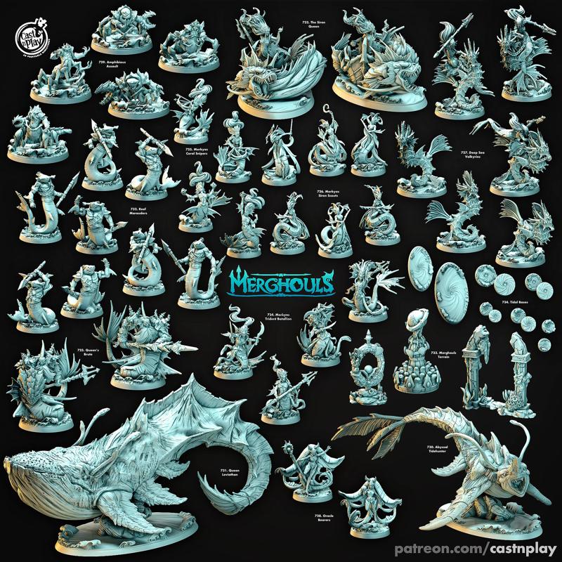 Merghouls (Bundle) (Pre-Supported) | Cast n Play