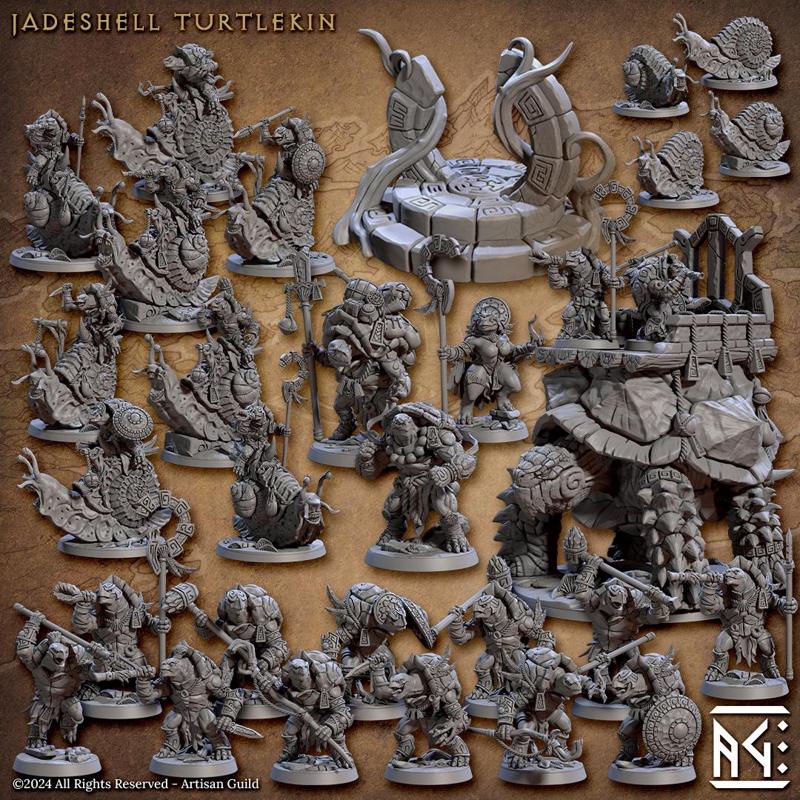 Jadeshell Turtlekin (Complete Set - 58)