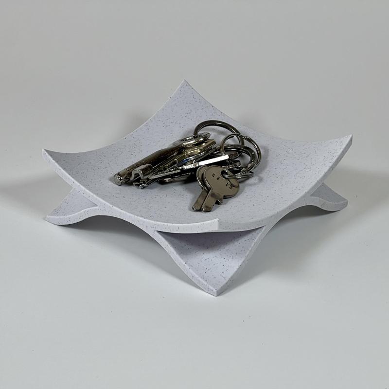 Modern Curved Key Bowl Home Decoration