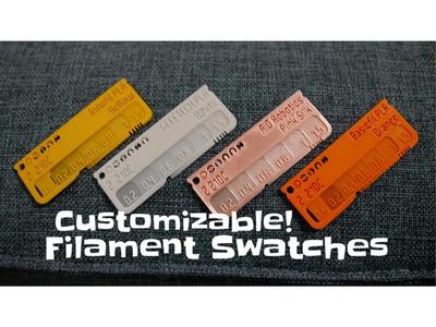 Filament swatch 