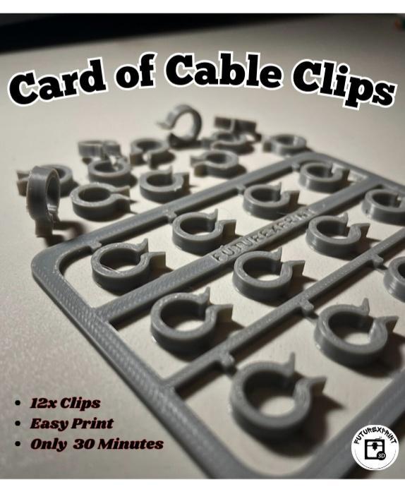 Card of Cable Clips