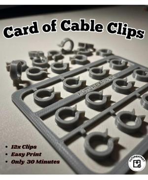 Card of Cable Clips