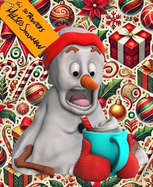 Christmas Melted Snowman