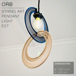 ORB | String Art Pendant Light E27 & E26 fast print