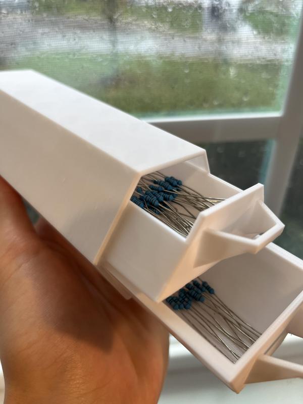 Ergonomic Resistor Organizer