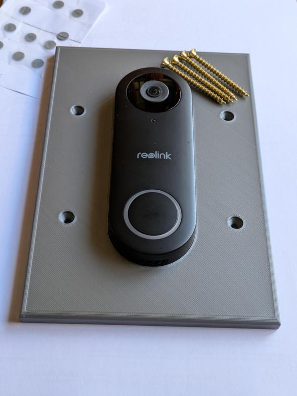 Wall plate for Reolink Video Doorbell Camera