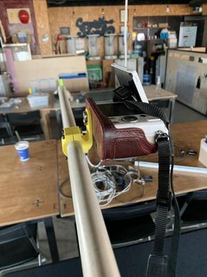 Camera Overhead mount for Clothes Hanger 19mm pipe