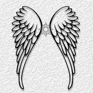 angel wings wall art heavenly decor