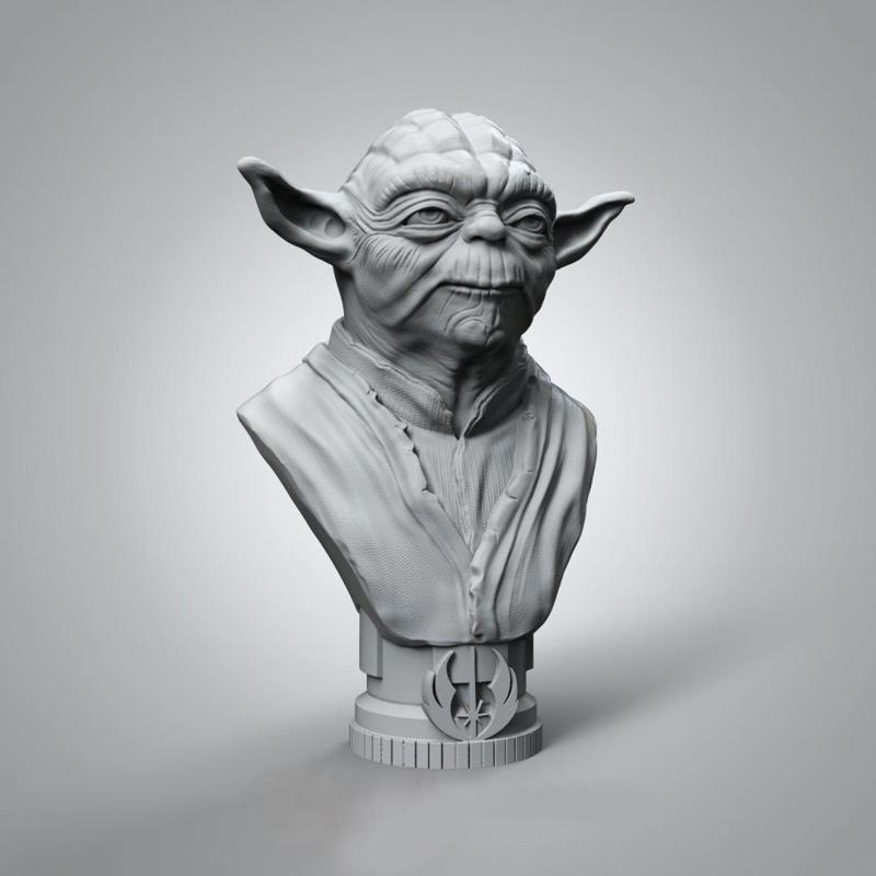 Master Yoda Bust (throwback)