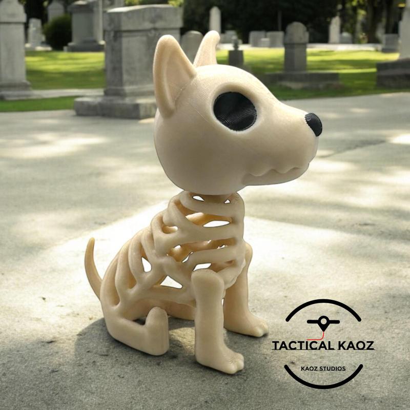  Spooky Skeleton Dog – 3D Printable Halloween Pet
